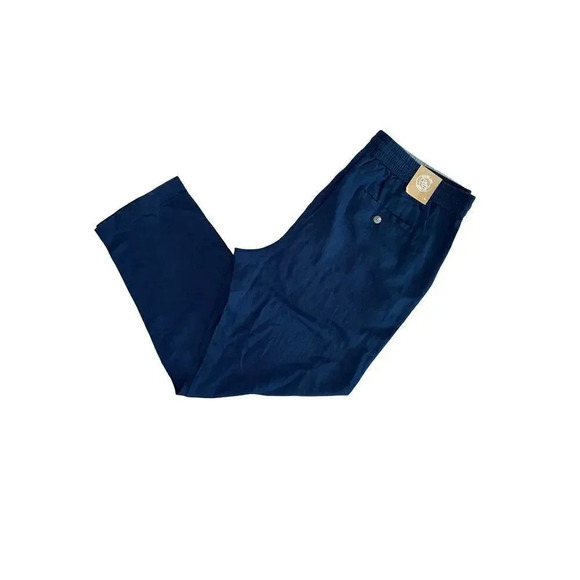 NWT Panama Jack men’s Linen Blend Navy Blue Pants size XL - Picture 7 of 8